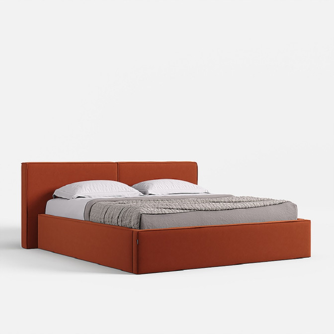 Ліжко М'яка оббивка з підйомним механізмом 1,8х2,0 Дуо / Duo MiroMark SF-48-DU