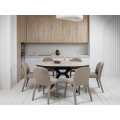 Керамический стол Ноэми TML-996 вествуд  +  черный Vetro mebel