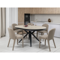Керамический стол Ноэми TML-996 вествуд  +  черный Vetro mebel