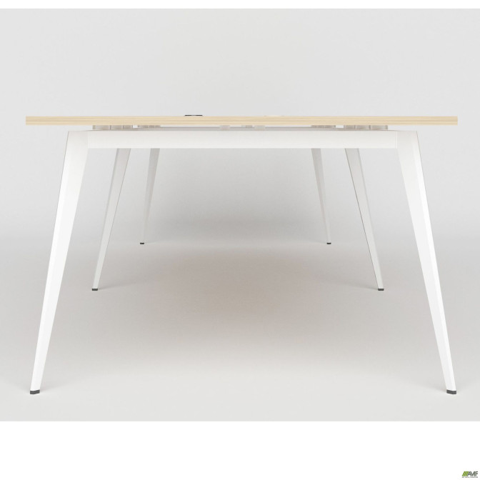 Рабочая станция Delta DL-105 (3580х1200х750мм) Блэквуд Ячменный/Каркас белый AMF