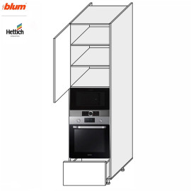 Кухонная секция Винтаж Пенал 60ПДМ1ШХ/2320 Духовка  +  Микроволновка Pro Blum  +  Hettich VN-864W/9003 MiroMark      
