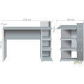 Стіл комп'ютерний Eko EK-103 R (1100x600x750) Дуб сонома AMF