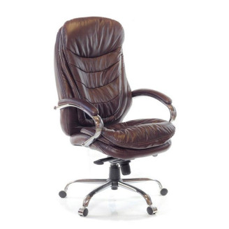 Кресло Валенсия soft коричневая кожа Ch АКлас
