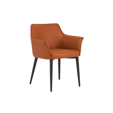 Стул M-90 терракотовый  +  черный Vetro mebel