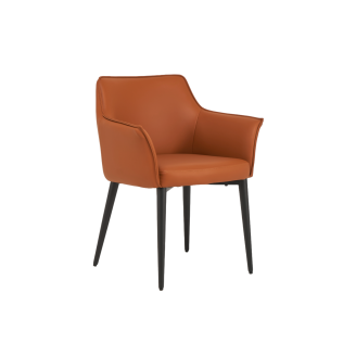 Стул M-90 терракотовый  +  черный Vetro mebel