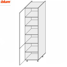 Кухонная секция Валенсия Пенал 60П/2320 Pro Blum VL-863W/9003 MiroMark