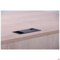 Компьютерный стол Pluto ST L (1200х600х750) Дуб Эндгрейн/Черный графит AMF