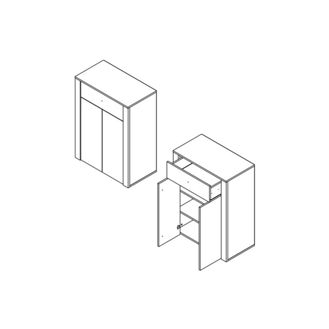Тумба Токай КОМ2D1S BRW Україна