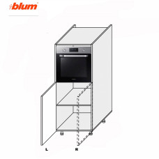 Кухонная секция Миллениум WG Пенал 60ПД/1420 Духовка Pro Blum Правая ML-663W/01R MiroMark
