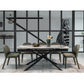 Керамический стол Пино TML-1200 Патагония  +  черный Vetro mebel