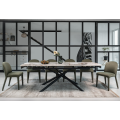 Керамический стол Пино TML-1200 Патагония  +  черный Vetro mebel