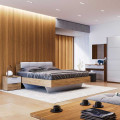 Спальня Асті Шафа-купе Білий глянець Ліжко 1,6 з двома тумбами 2Шх Комод 3Шх Дзеркало 100х80 MiroMark фото