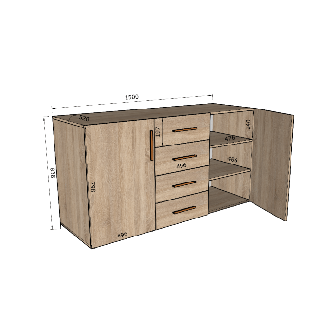 Комод SТ0004 Moreli фото