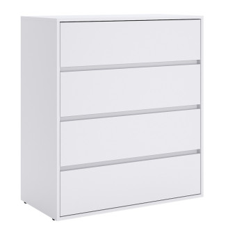Комод 4Ящ Тібо / Tibo Супер Мат Білий MiroMark TB-64-WM