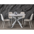 Керамический стол Офелия TML-1250 калакатта кристалл  +  белый Vetro mebel