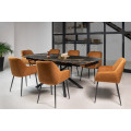 Керамический стол Пино TML-1200-1 пьер блэк  +  черный Vetro mebel