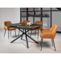 Керамический стол Пино TML-1200-1 пьер блэк  +  черный Vetro mebel