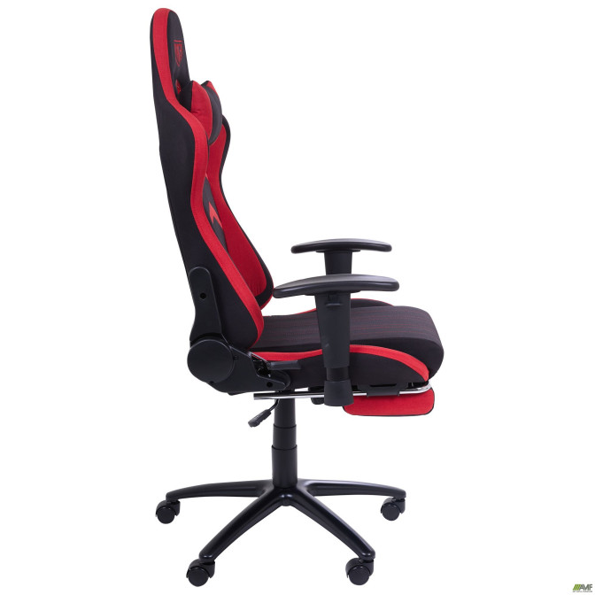 Крісло VR Racer Textile Craft чорний/червоний AMF