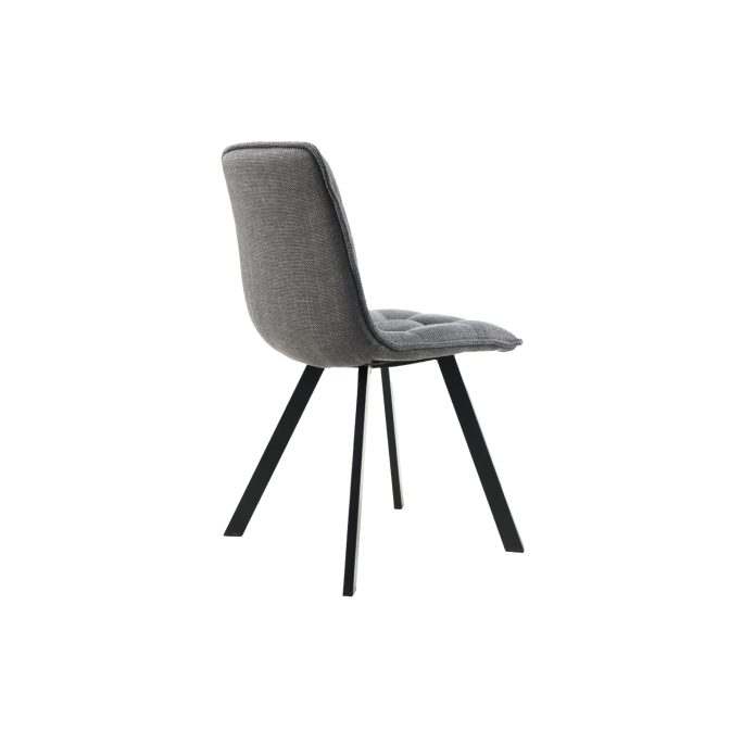 Стул M-70 серый  +  черный Vetro mebel