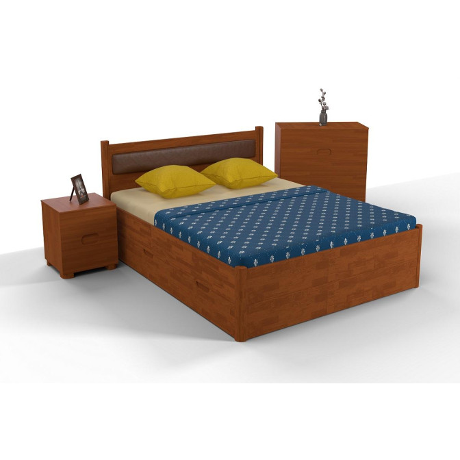 Кровать мягкая с ящиками Марго Олимп фото