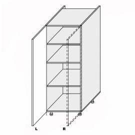 Кухонная секция Пенал Миллениум 60П/1420 Левая ML-660W/9003L MiroMark