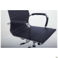 Кресло Slim HB Хром Tilt WAX Black Grey AMF