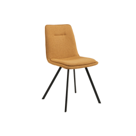Стул M-71 горчичный  +  черный Vetro mebel