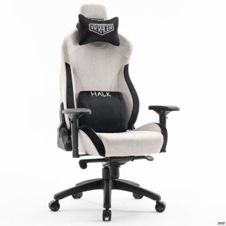 Кресло геймерское VR Racer Textile Halk серый/черный AMF