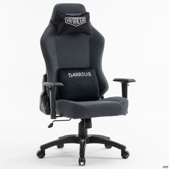 Крісло геймерське VR Racer Textile Darrius чорний AMF
