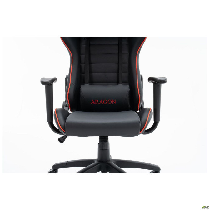 Кресло геймерское VR Racer Original Aragon черный/красный AMF