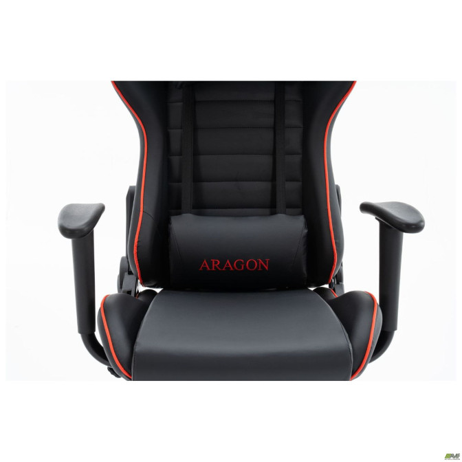 Кресло геймерское VR Racer Original Aragon черный/красный AMF