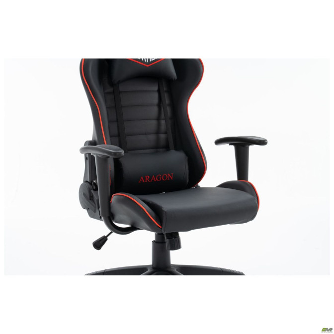 Кресло геймерское VR Racer Original Aragon черный/красный AMF