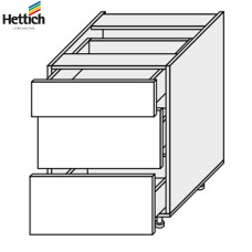 Кухонная секция Валенсия нижняя 60Н3ШХ/820 Pro Hettich VL-065W/9003 MiroMark