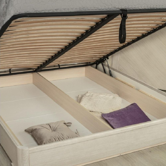 Ліжко з інтарсією та механізмом Мілена Олімп фото