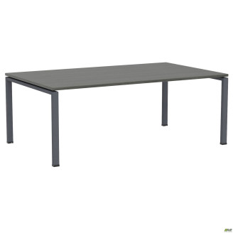 Конференц-стол SIG-250 (1800х1200х750мм) Черный графит/Вяз Либерти AMF