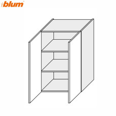 Кухонная секция Миллениум WG верхняя 80В/900 2дв Pro Blum ML-585W/01 MiroMark