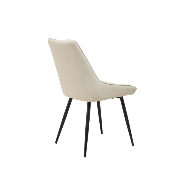 Стул M-75 айвори  +  черный Vetro mebel
