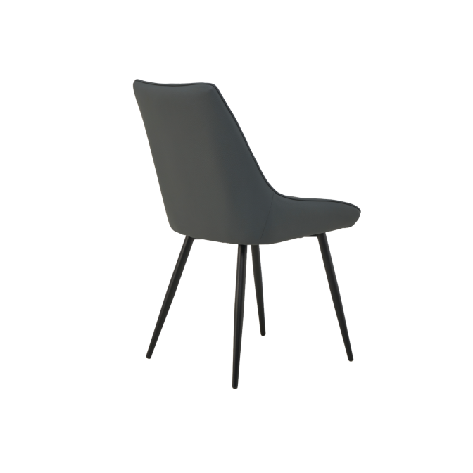 Стул M-75 серый  +  черный Vetro mebel