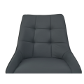 Стул M-75 серый  +  черный Vetro mebel