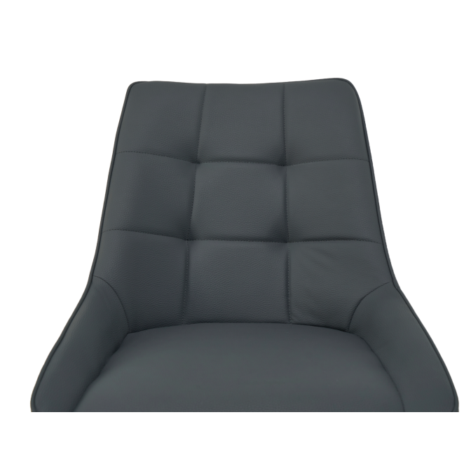 Стул M-75 серый  +  черный Vetro mebel