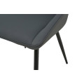 Стул M-75 серый  +  черный Vetro mebel