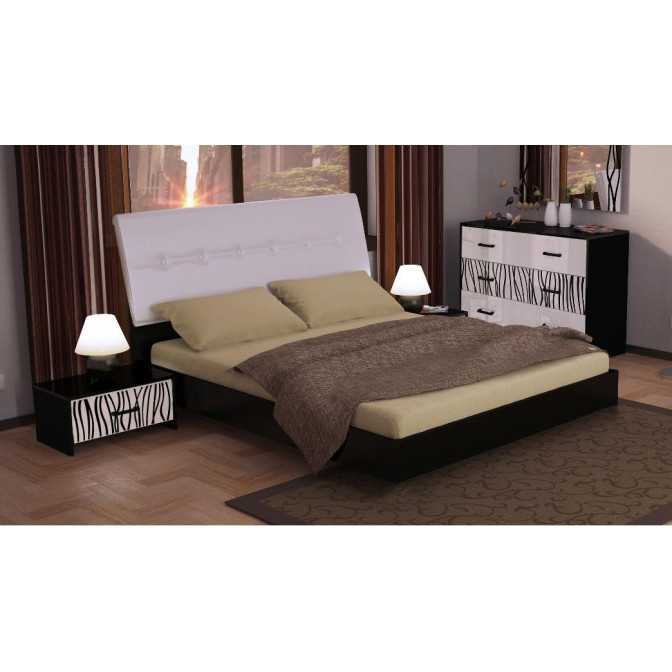 Кровать Терра с мягким изголовьем MiroMark фото