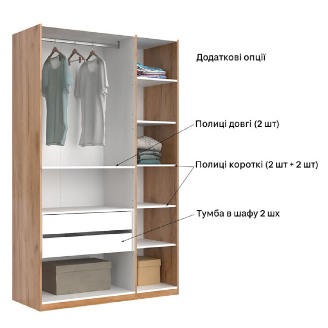 Шкаф Асти 3Дв MiroMark фото