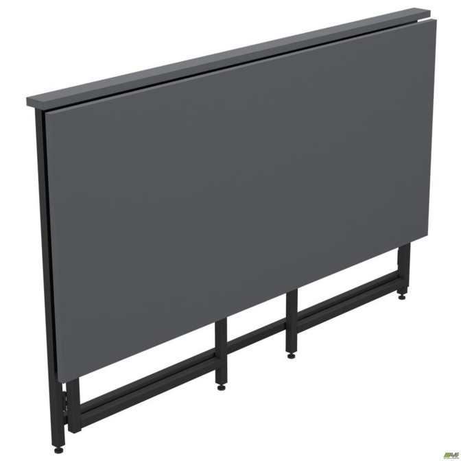 Стіл розкладний Fold FL1200 (1200х600х750Н) чорний/Сірий Шифер AMF