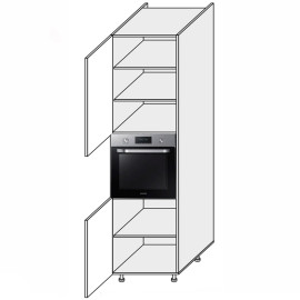 Кухонная секция Глори Пенал 60ПД/2320 Духовка GL-865W/01 MiroMark