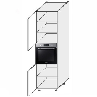Кухонная секция Глори Пенал 60ПД/2320 Духовка GL-865W/01 MiroMark