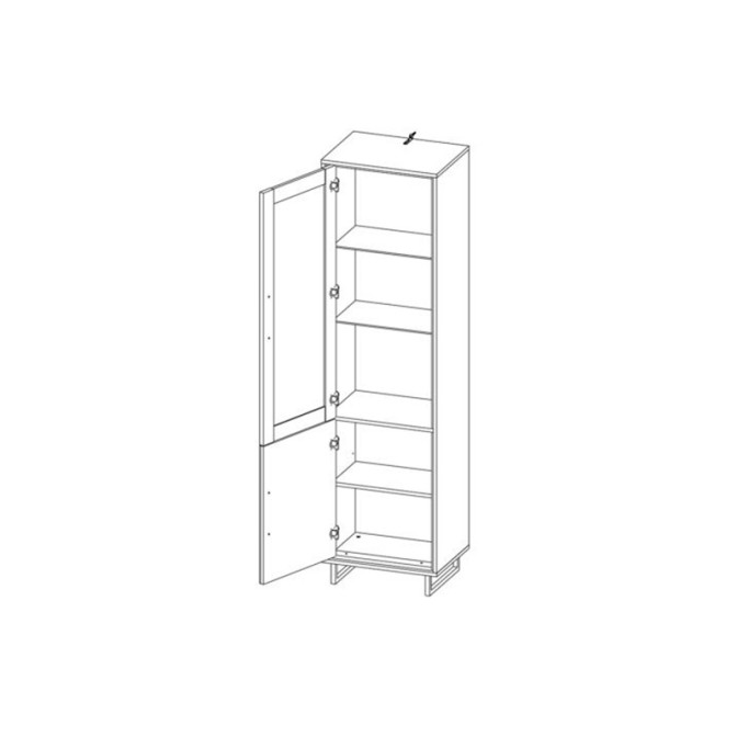 Пенал Стелла 1В1Д Mebel Servise