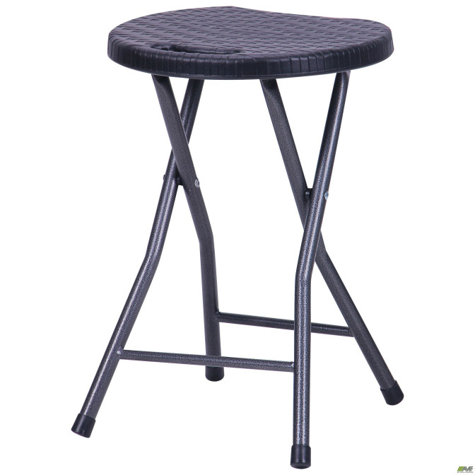 Табурет складной Сеат пластик Rattan Black AMF