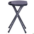 Табурет складной Сеат пластик Rattan Black AMF