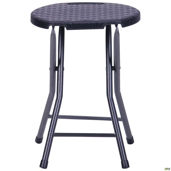 Табурет складной Сеат пластик Rattan Black AMF